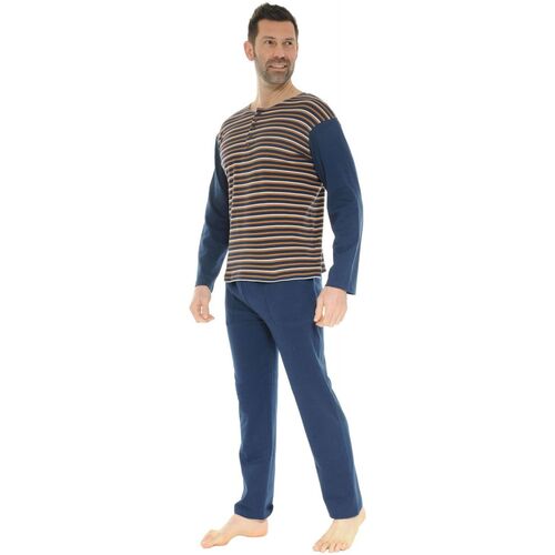 Kleidung Herren Pyjamas/ Nachthemden Christian Cane DARIUS Blau
