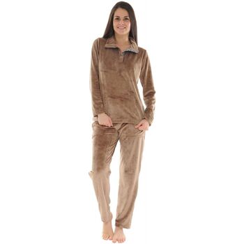 Kleidung Damen Pyjamas/ Nachthemden Pilus ADELIE Braun