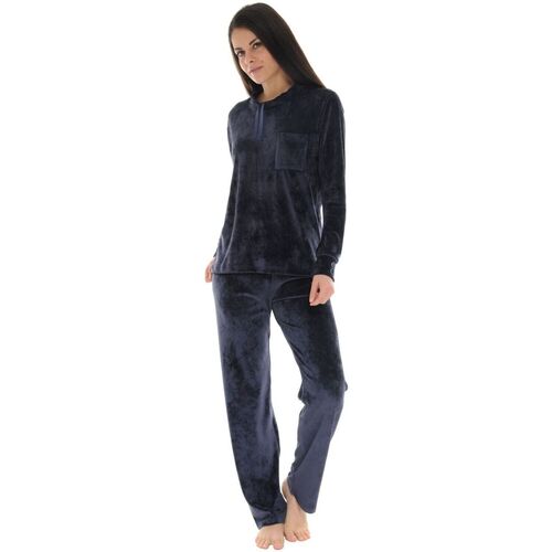 Kleidung Damen Pyjamas/ Nachthemden Christian Cane CYBELE Blau