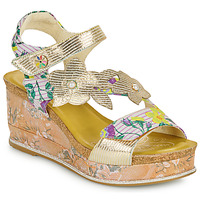 Schuhe Damen Sandalen / Sandaletten Laura Vita  Gold / Multicolor