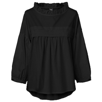 Kleidung Damen Tops / Blusen Wendykei Top 221375 -Black Schwarz