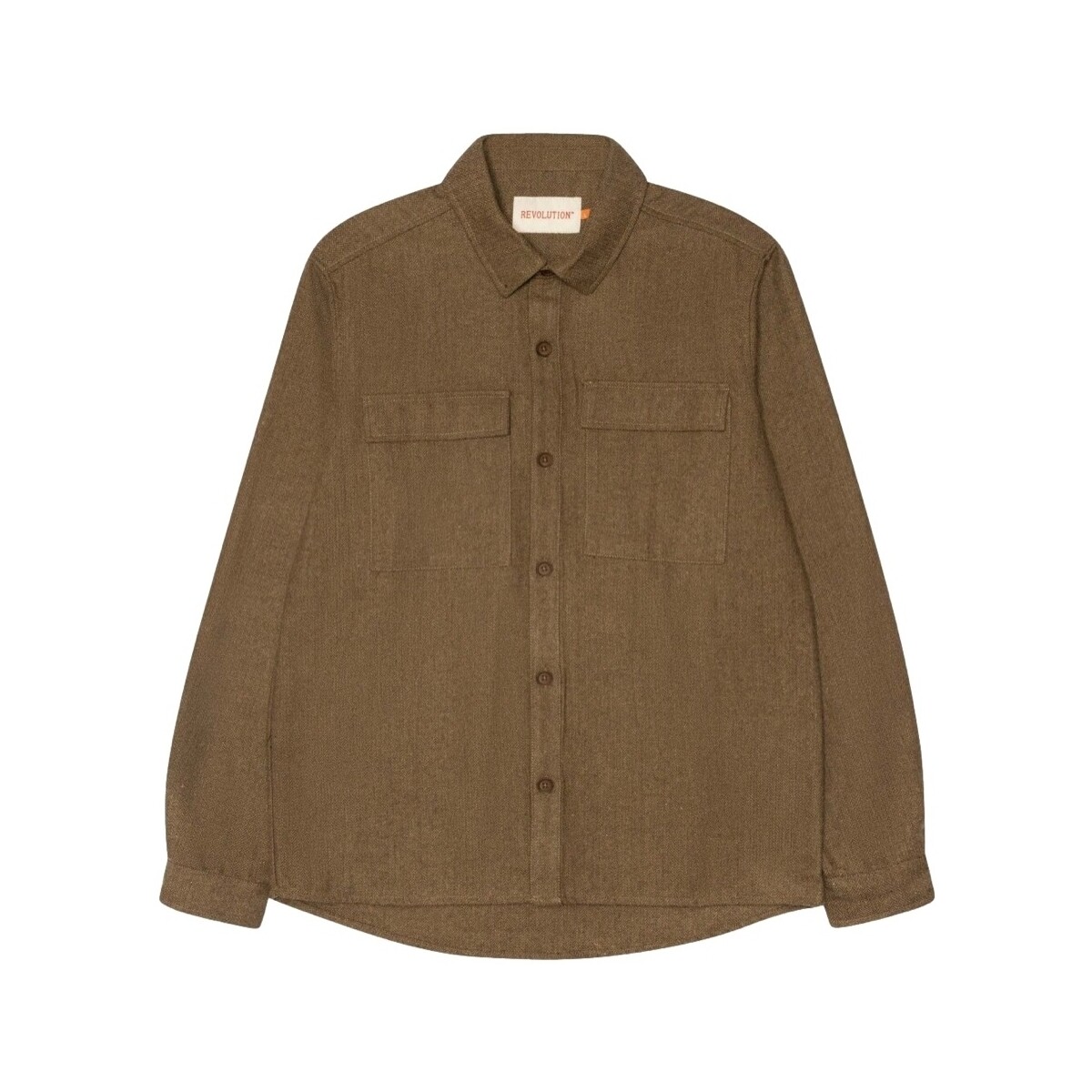 Kleidung Herren Langärmelige Hemden Revolution Utility Shirt 3953 - Light Brown Braun