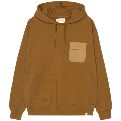 Kleidung Herren Sweatshirts Revolution Hodded Loose 2760 - Light Brown Braun