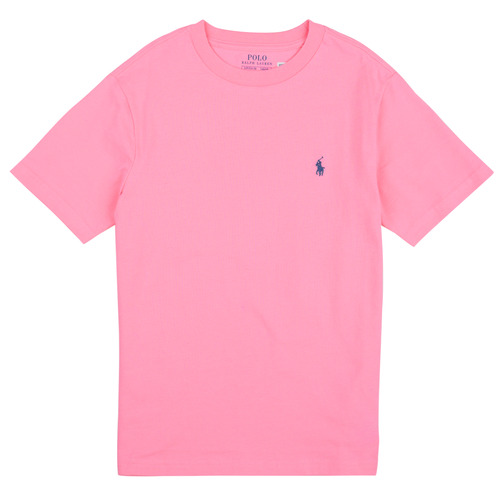 Kleidung Kinder T-Shirts Polo Ralph Lauren SS CN-TOPS-T-SHIRT Rosa