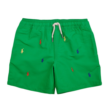 Kleidung Jungen Badeanzug /Badeshorts Polo Ralph Lauren TRAVELER-SWIMWEAR-TRUNK Grün
