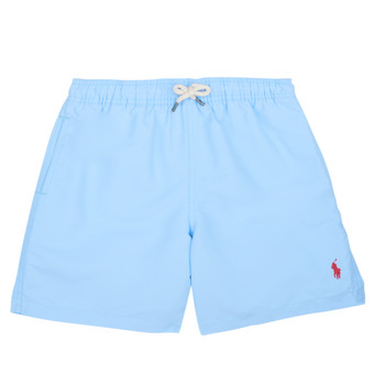 Kleidung Jungen Badeanzug /Badeshorts Polo Ralph Lauren TRAVLR SHORT-SWIMWEAR-TRUNK Blau / Himmelsfarbe / Blau