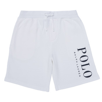 Kleidung Kinder Shorts / Bermudas Polo Ralph Lauren PO SHORT-SHORTS-ATHLETIC Weiss