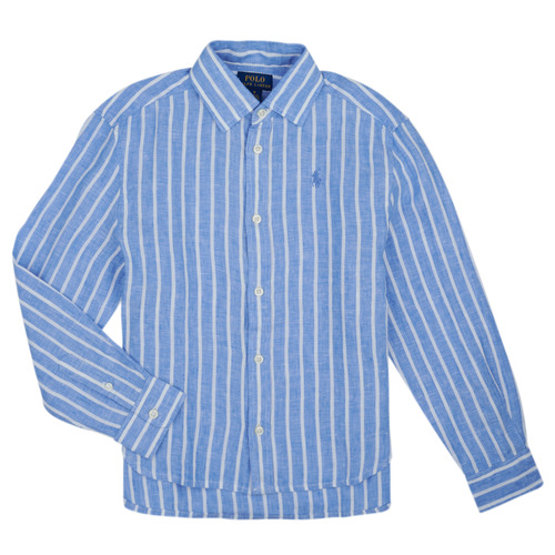Kleidung Mädchen Hemden Polo Ralph Lauren LISMORESHIRT-SHIRTS-BUTTON FRONT SHIRT Multicolor