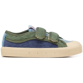 Schuhe Kinder Sneaker Sanjo Kids V200 Bombazine - Jeans Tricolor Grün