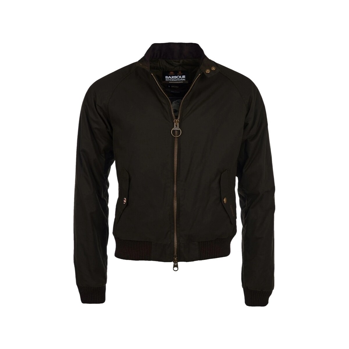 Kleidung Herren Mäntel Barbour INTERNATIONAL Steve McQueen Merchant Wax Jacket - Black Schwarz