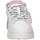 Schuhe Damen Sneaker Low Shop Art SASS2302 KIM Sneaker Frau WEISS-ROSA Multicolor