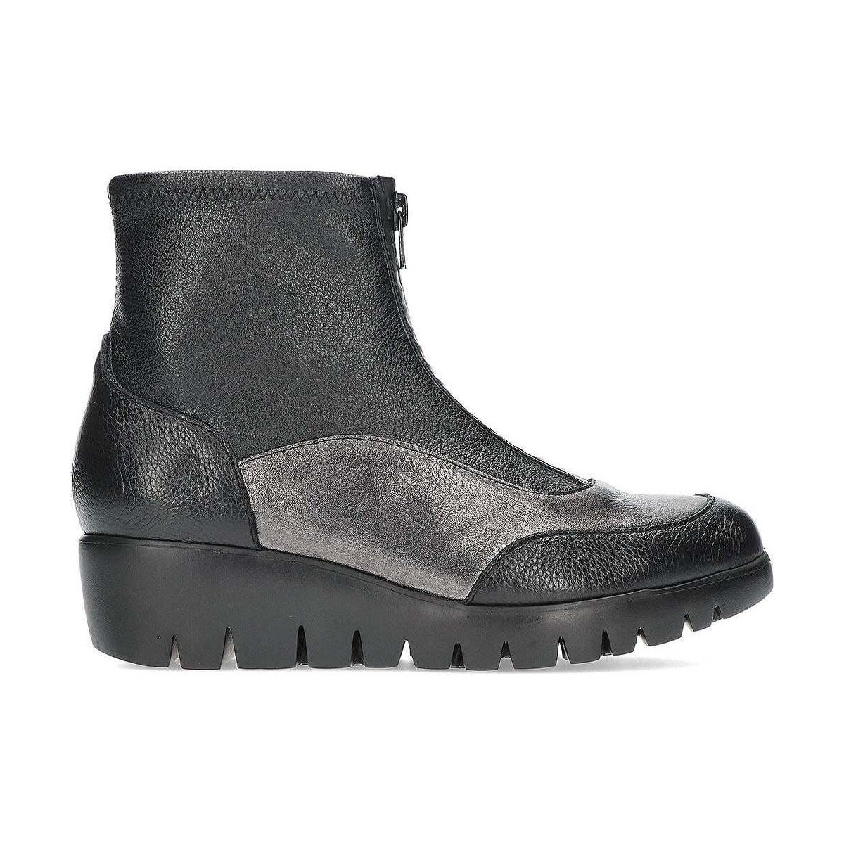 Schuhe Damen Low Boots Wonders STIEFEL C33302 Schwarz
