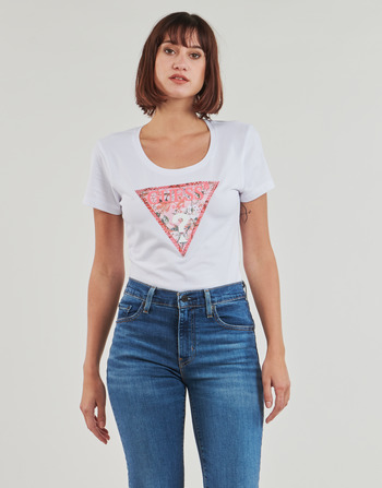 Guess RN SATIN TRIANGLE Weiss