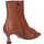 Schuhe Damen Ankle Boots Cecil 2175 Stiefeletten Frau Karamell Braun