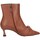 Schuhe Damen Ankle Boots Cecil 2175 Stiefeletten Frau Braun