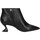 Schuhe Damen Ankle Boots Cecil 1833001 Stiefeletten Frau Schwarz Schwarz