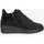 Schuhe Damen Sneaker High Agile By Ruco Line 226-A-PULVIA-STRASS-NERO Schwarz