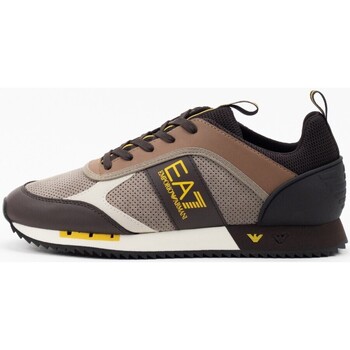 Schuhe Herren Sneaker Emporio Armani EA7 29059 Braun