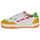 Schuhe Damen Sneaker Low Caval PLAYGROUND Weiss / Orange / Rosa