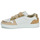 Schuhe Herren Sneaker Low Caval VELCROS Weiss / Gold