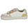 Schuhe Damen Sneaker Low Caval VELCROS Weiss / Multicolor