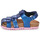 Schuhe Mädchen Sandalen / Sandaletten Geox B SANDAL CHALKI GIRL Blau / Rosa