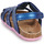 Schuhe Mädchen Sandalen / Sandaletten Geox B SANDAL CHALKI GIRL Blau / Rosa