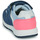 Schuhe Mädchen Sneaker Low Geox B ALBEN GIRL Blau / Rosa