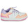 Schuhe Mädchen Sneaker Low Geox J WASHIBA GIRL Weiss / Orange / Violett