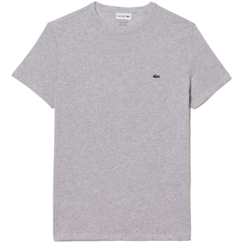 Kleidung Herren T-Shirts & Poloshirts Lacoste Regular Fit T-Shirt - Gris Chine Grau