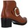 Schuhe Damen Low Boots Dansi Botines Casual con Tacón para Mujer de  6080 Braun