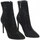 Schuhe Damen Ankle Boots Francescomilano A10-06TS Stiefeletten Frau schwarz a10 06 t Schwarz