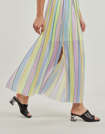 Karl Lagerfeld stripe pleated skirt Multicolor