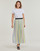 Kleidung Damen Röcke Karl Lagerfeld stripe pleated skirt Multicolor