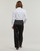 Kleidung Damen Hemden Karl Lagerfeld crop poplin shirt Weiss