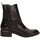 Schuhe Damen Low Boots Francescomilano B17-01A Beatles Frau Schwarz