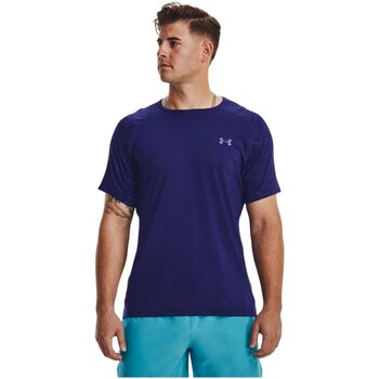 Kleidung Herren T-Shirts Under Armour Sport UA Rush SS-BLK,Sonar Blue 1376790 468 Blau