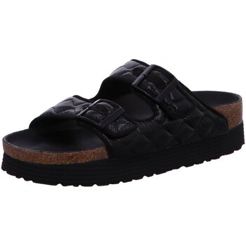 Schuhe Damen Pantoletten / Clogs Papillio Pantoletten Arizona Platform Padded 1025305-00001 Schwarz