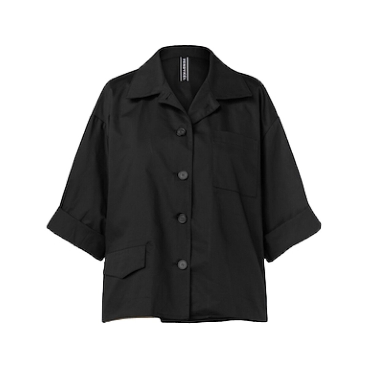 Kleidung Damen Mäntel Wendy Trendy Jacket 221210 - Black Schwarz