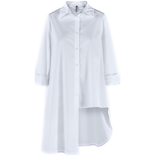 Kleidung Damen Tops / Blusen Wendy Trendy Shirt 220511 - White Weiss
