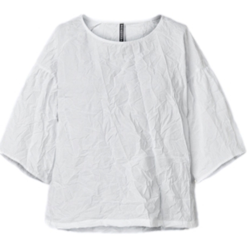 Kleidung Damen Tops / Blusen Wendy Trendy Top 221624 - White Weiss