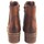 Schuhe Damen Multisportschuhe Hispaflex 23227 Damen-Stiefelette aus Leder Braun