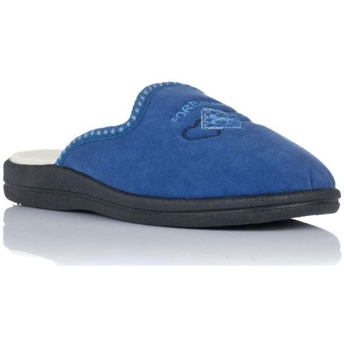 Schuhe Damen Hausschuhe Muro 6100 Blau