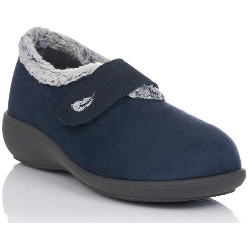 Schuhe Damen Hausschuhe Plumaflex 14117 Blau
