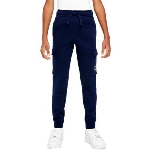 Kleidung Jungen Jogginghosen Nike PANTALON CARGO NIO  SPORTSWEAR DX2299 Blau