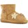 Schuhe Mädchen Boots Colors of California yk233 Ankle Kind bräunen Braun