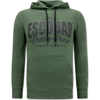 Kleidung Herren Sweatshirts Local Fanatic Pablo Escobar Kapuzen Grün