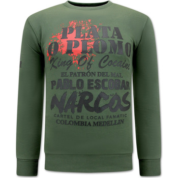 Kleidung Herren Sweatshirts Local Fanatic Pablo Escobar El Patron Für Grün