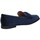 Schuhe Damen Slipper Francescomilano A05-09V Halbschuhe Frau Blau Blau