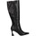 Schuhe Damen Low Boots Francescomilano D10-05A Stiefel Frau Schwarz